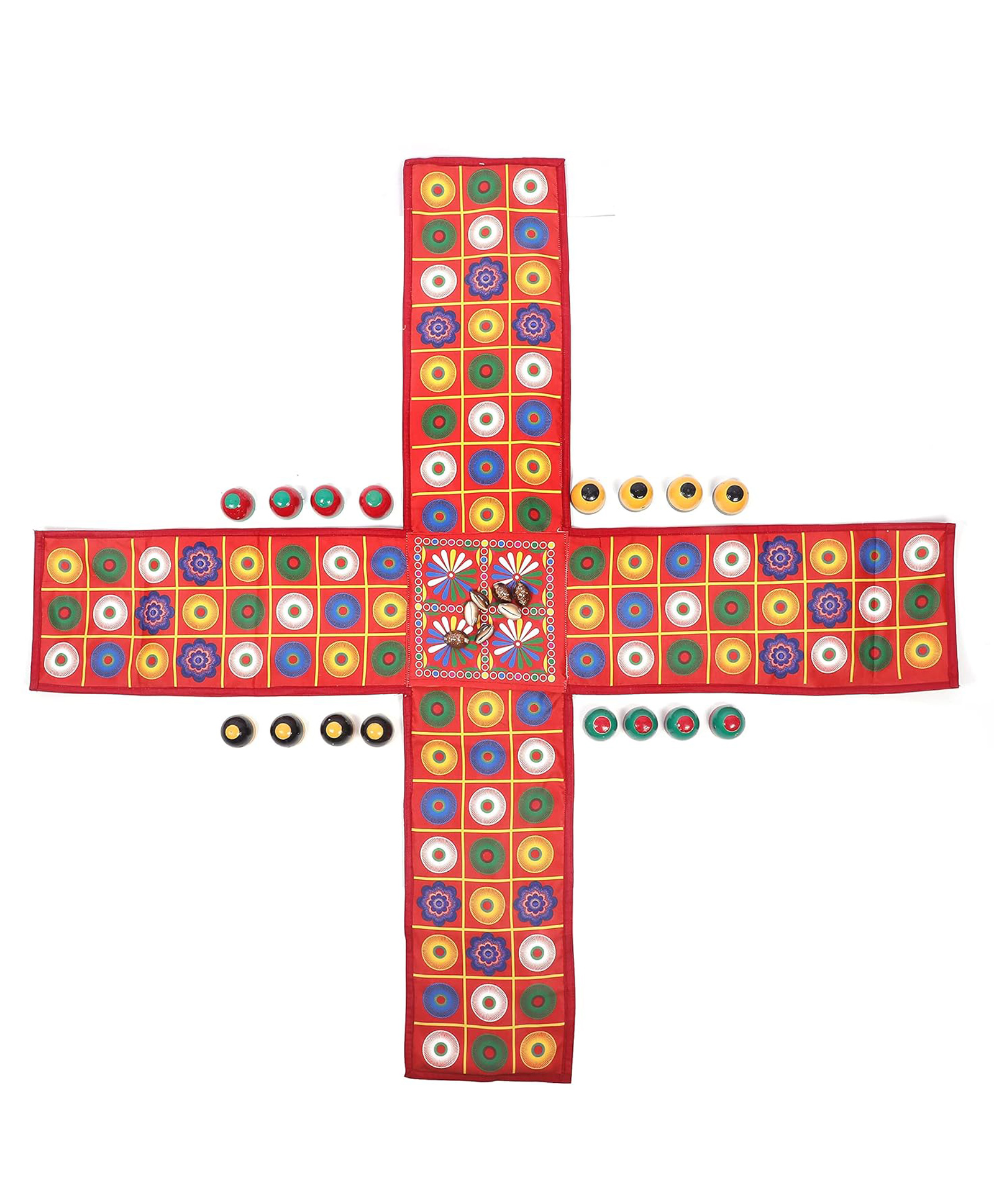 MUREN Traditional Indian Ludo Board game  - Multicolor-image-23