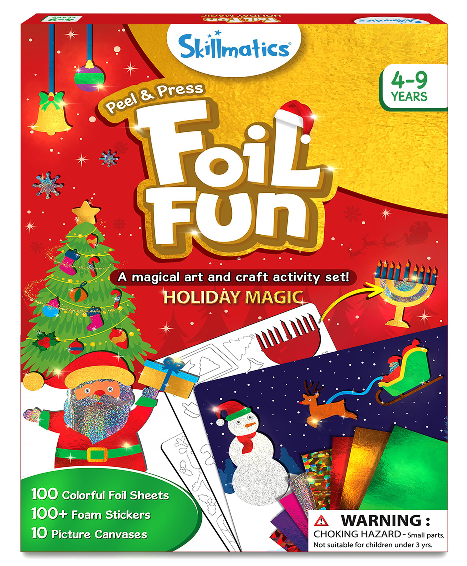 Skillmatics Art and Craft Activity Foil Fun Holiday Magic No Mess Art for Kids Craft Kits & Supplies  DIY Creative Activity Gifts for Boys & Girls-picture-15