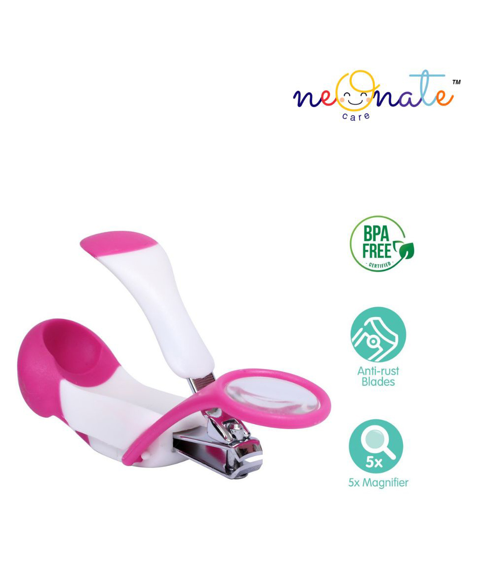 Neonatecare Nail Clipper with Magnifier - Multicolor ( color and design may vary)-image-10