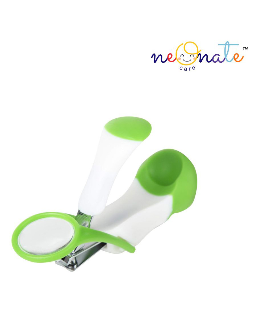 NeonateCare Nail Clipper with Magnifier - Green( Color and design may vary)-picture-35