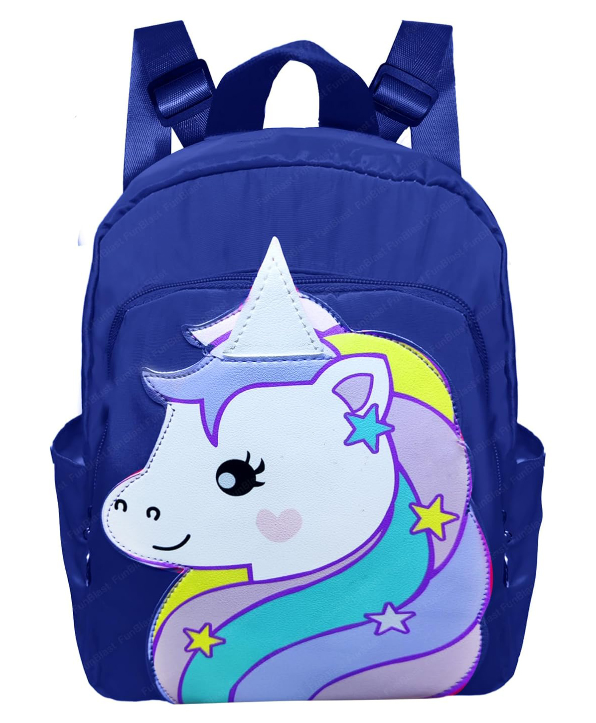 FunBlast Unicorn Print Backpack for Pre-Schoolers Kids  Navy Blue-image-16