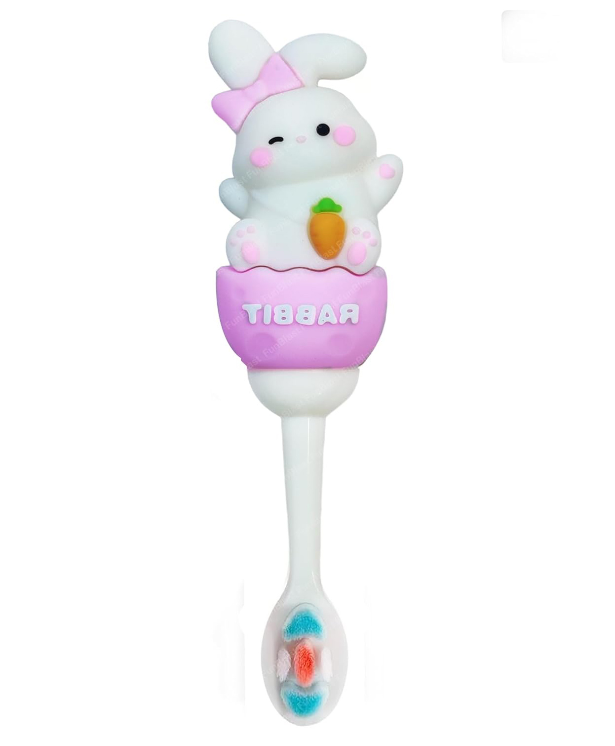 FunBlast Rabbit Design Soft Bristle Toothbrush for Kids-image-43