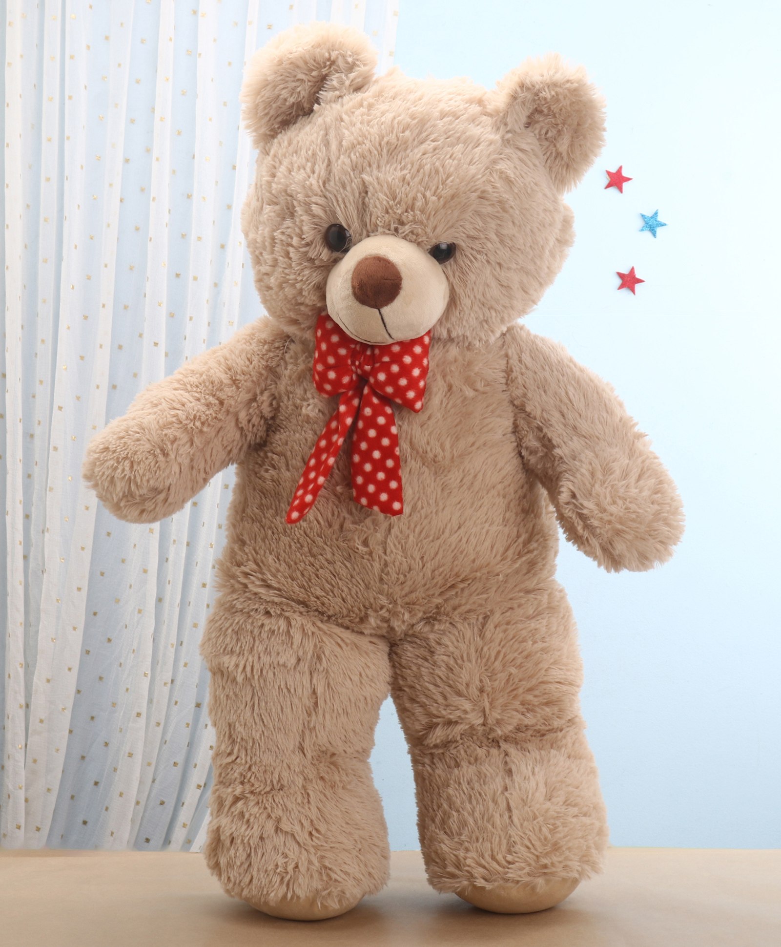 Chun Mun Stuff Teddy Bear Soft Toy Light Brown- Height 67 cm-image-39
