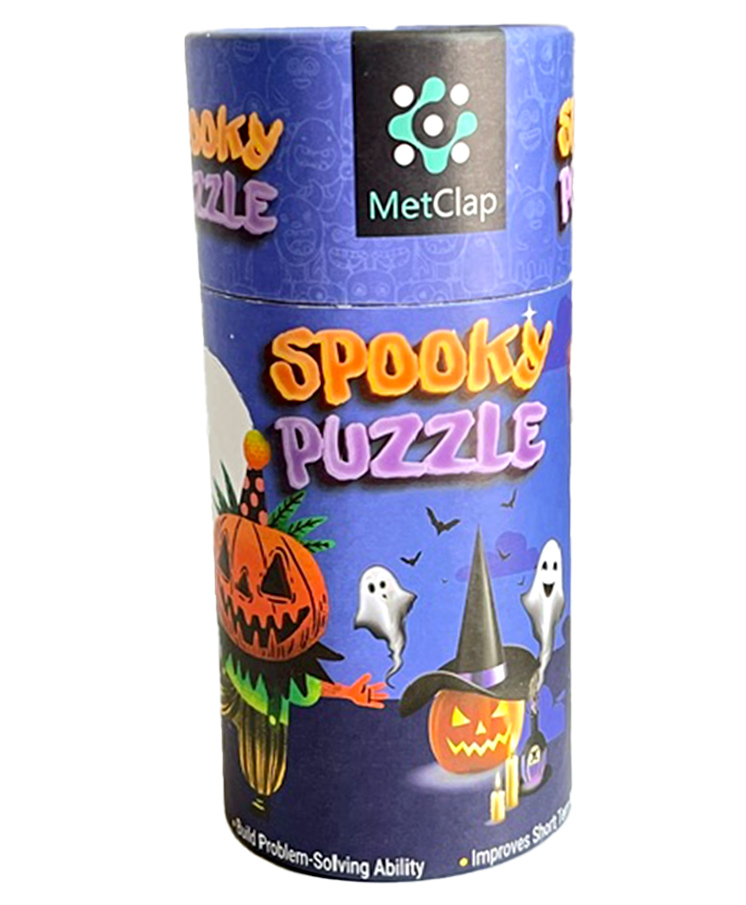 Metclap Spooky  Jigsaw Puzzle - 30 Pcs inside Round Box)-image-19