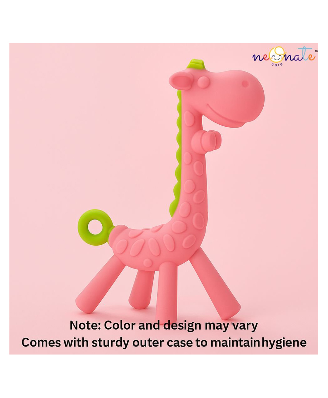 NeonateCare Silicone BPA Free Giraffe Shape Teether - Multicolor ( color and design may vary)-image-33