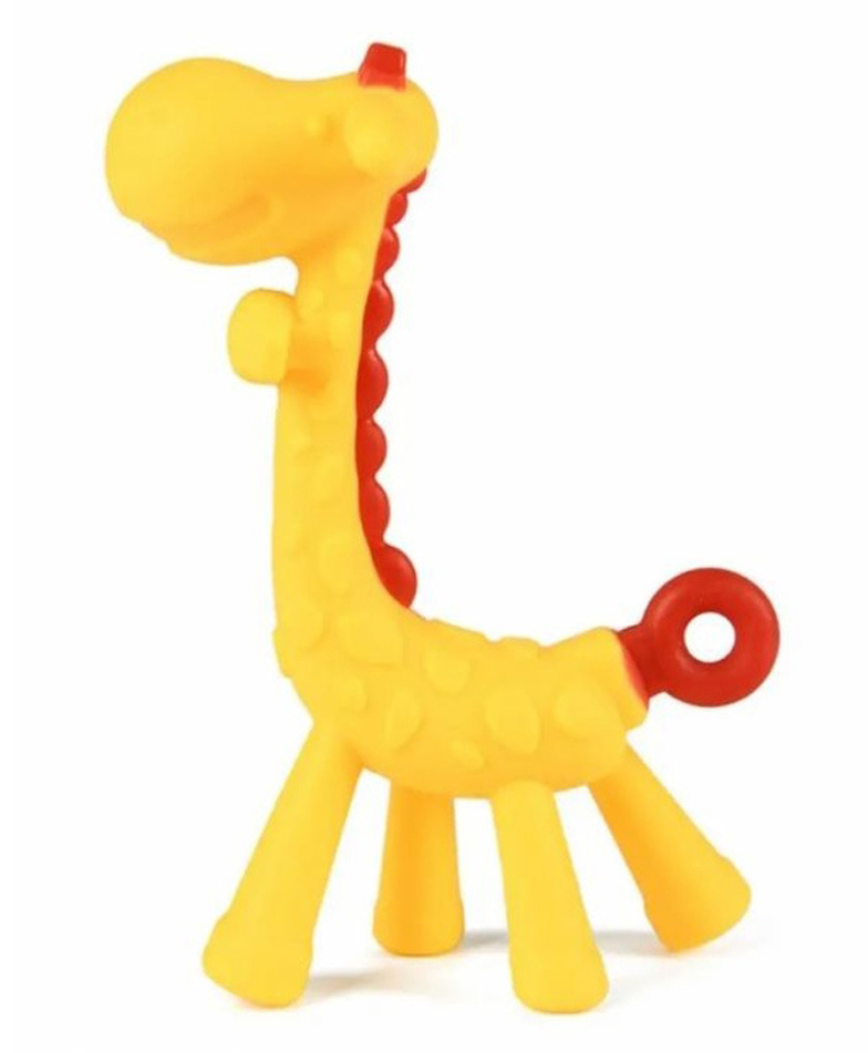 NeonateCare Silicone Giraffe Shape Teether - Multicolor ( color and design may vary)-image-44