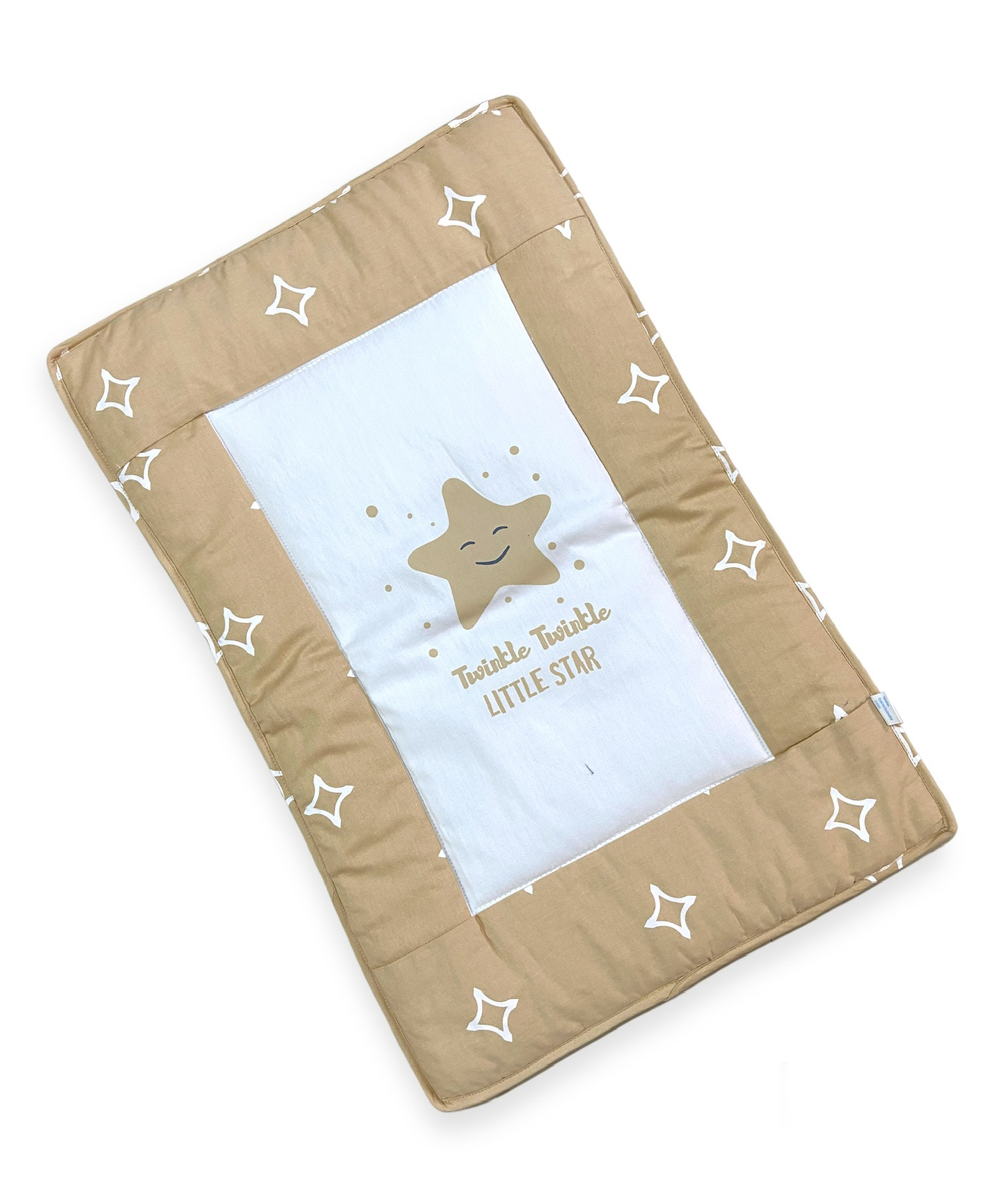 Carerio Pure Cotton Baby Mats With Twinkle little Star Print - Brown-picture-27
