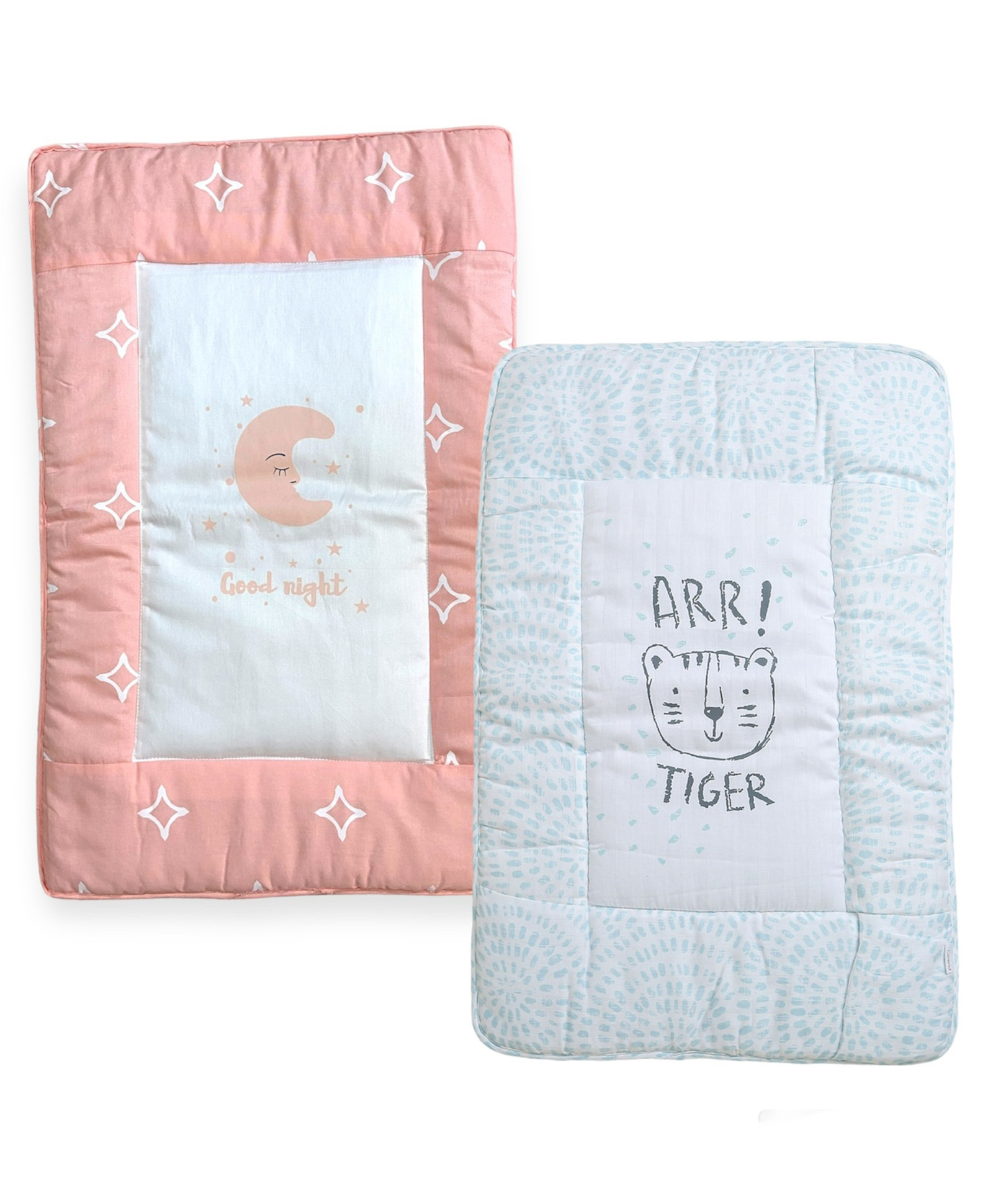 Carerio Pure Cotton Baby Mats With Good Night Moon and Arr Tiger Roar Print - Multicolour-image-29