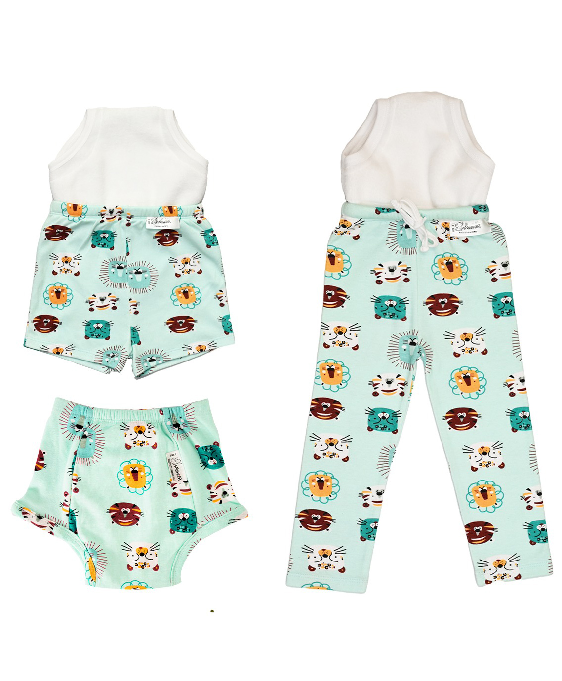 Potty Training Pants, Pajamas & Shorts for Toddlers 100% Cotton (Size 2 Fits 2  3 years) - Shiny Shers-image-39