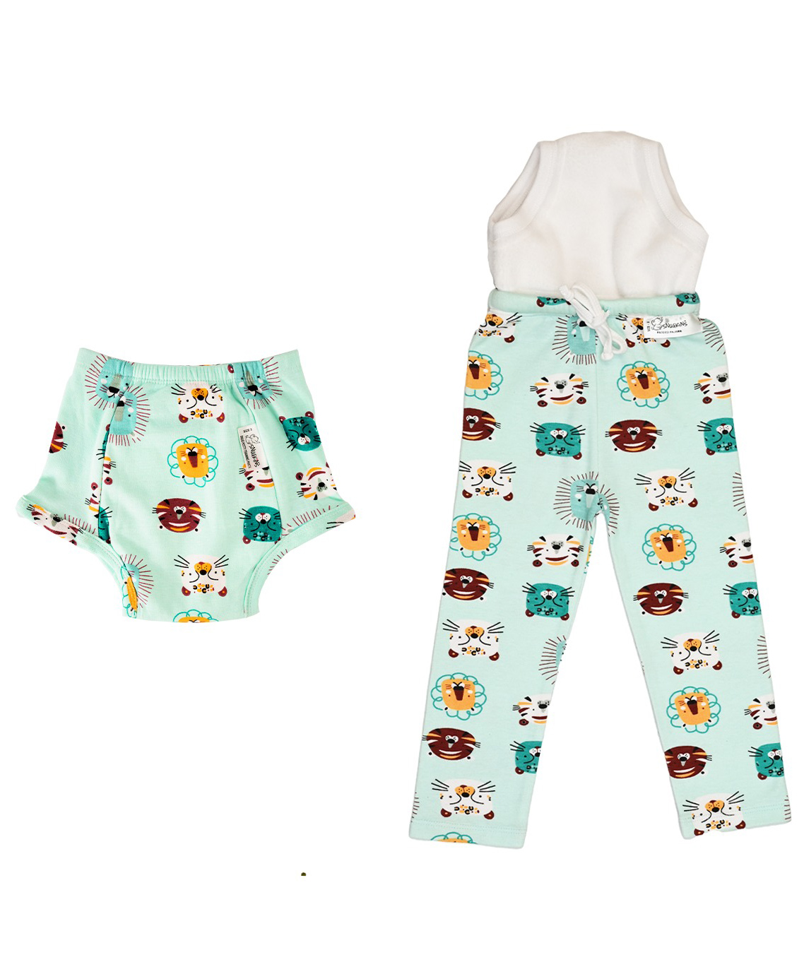 snugkins Potty Training Pants & Pajamas for Toddlers, Boys and Girls. 100% Cotton. (Size 2, Fits 2  3 years) - Shiny Shers-picture-2