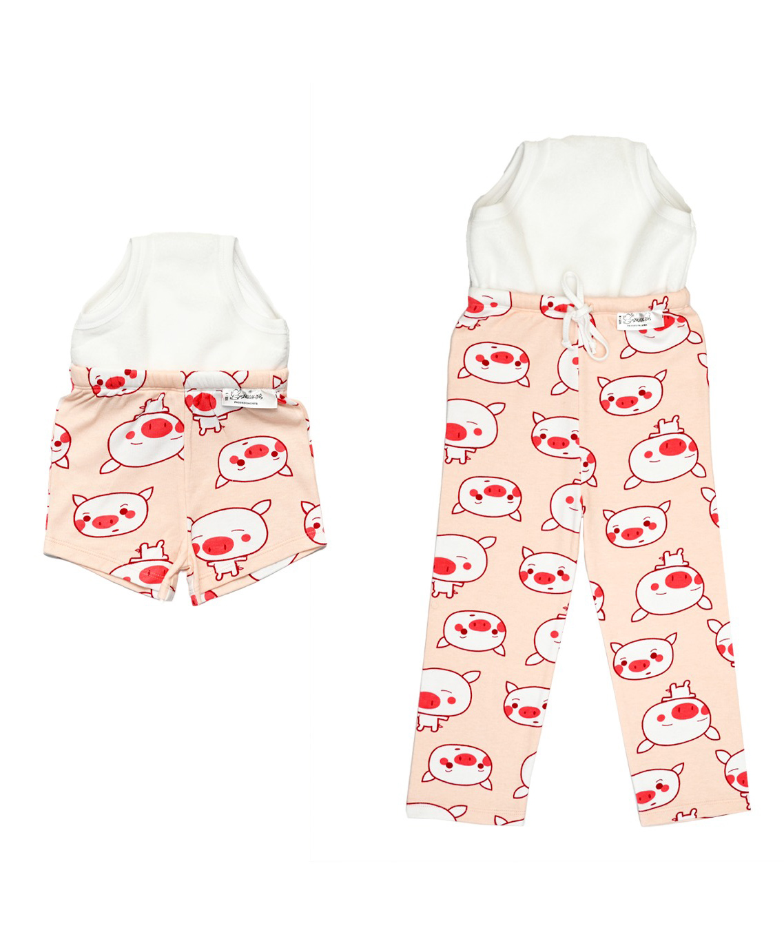 snugkins Potty Training Pajamas & Shorts for Toddlers, Boys and Girls. 100% Cotton. (Size 4, Fits 4  5 years) - Piggy Wiggy-picture-39