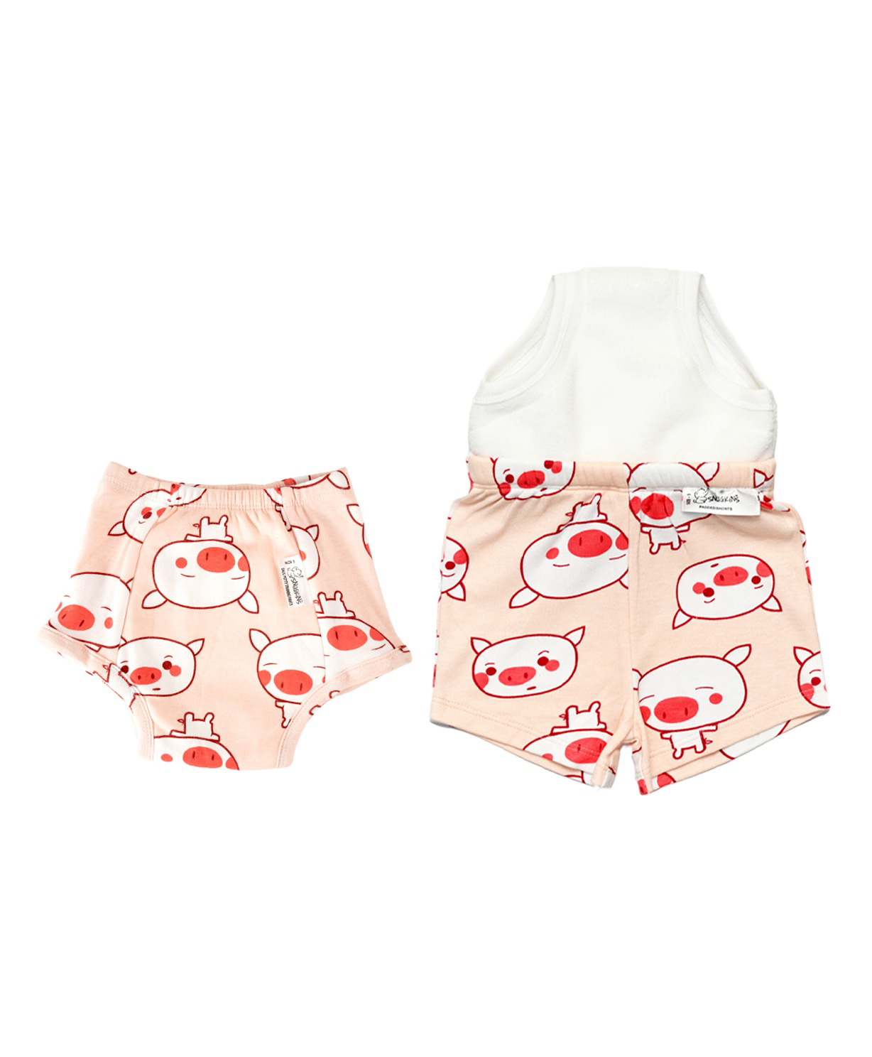 snugkins Potty Training Pants & Shorts for Toddlers 100% Cotton (Size 2 Fits 2  3 years) - Piggy Wiggy-picture-48