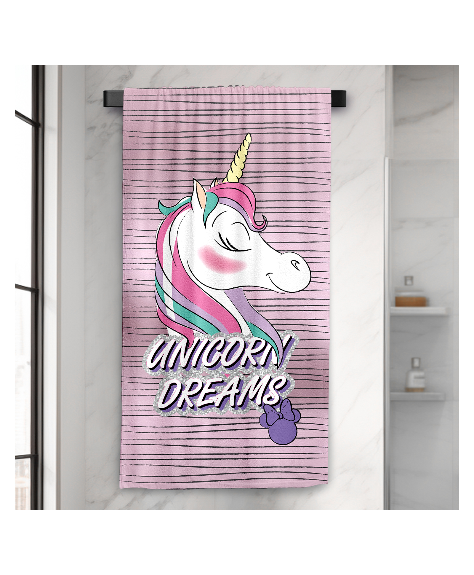 Sassoon Disney Unicorn Cotton Bath Towels For Kids & Adults in 400 GSM-picture-36