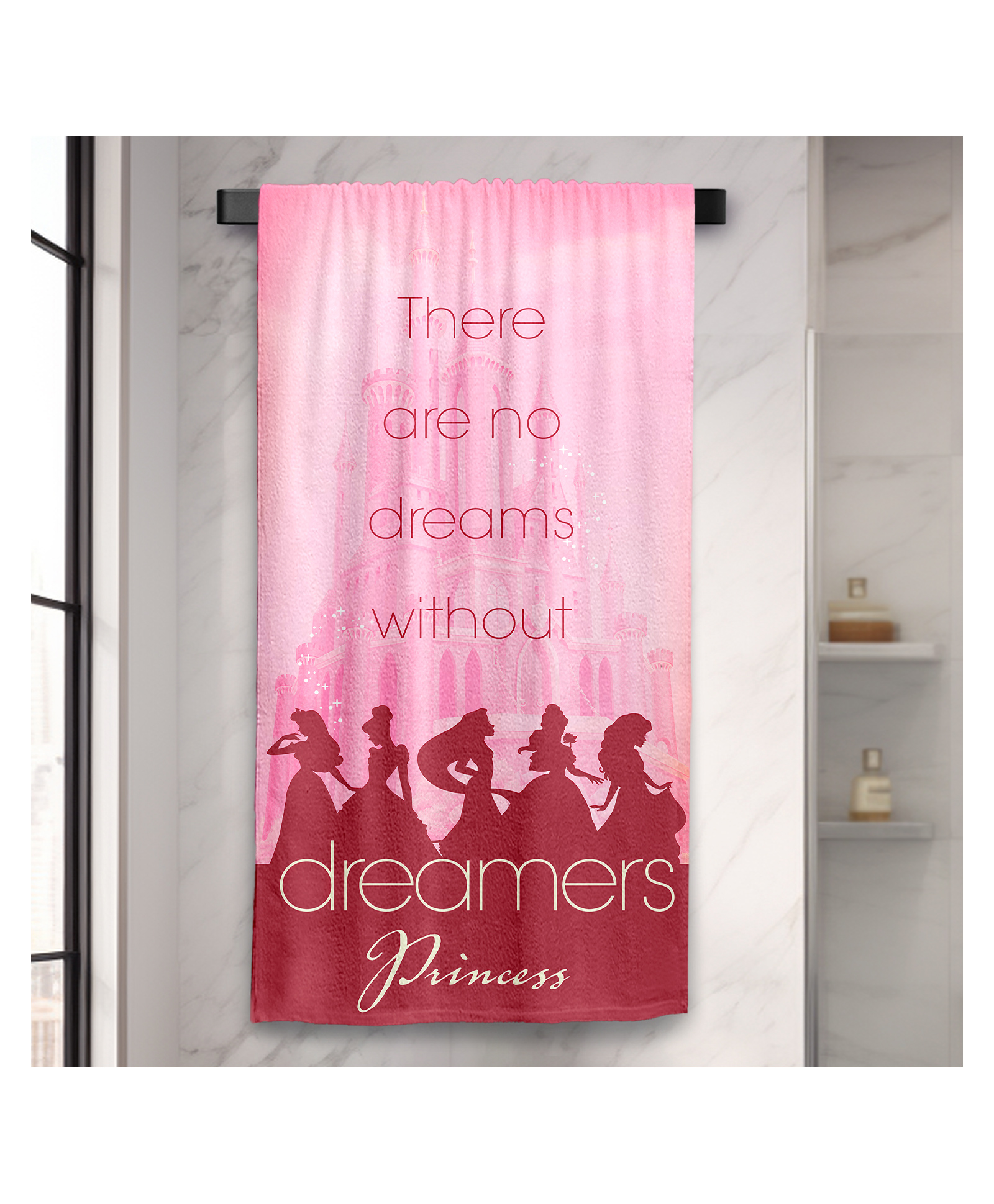Sassoon Disney Princess Dreamer Cotton Bath Towels For Kids & Adults in 400 GSM-picture-26