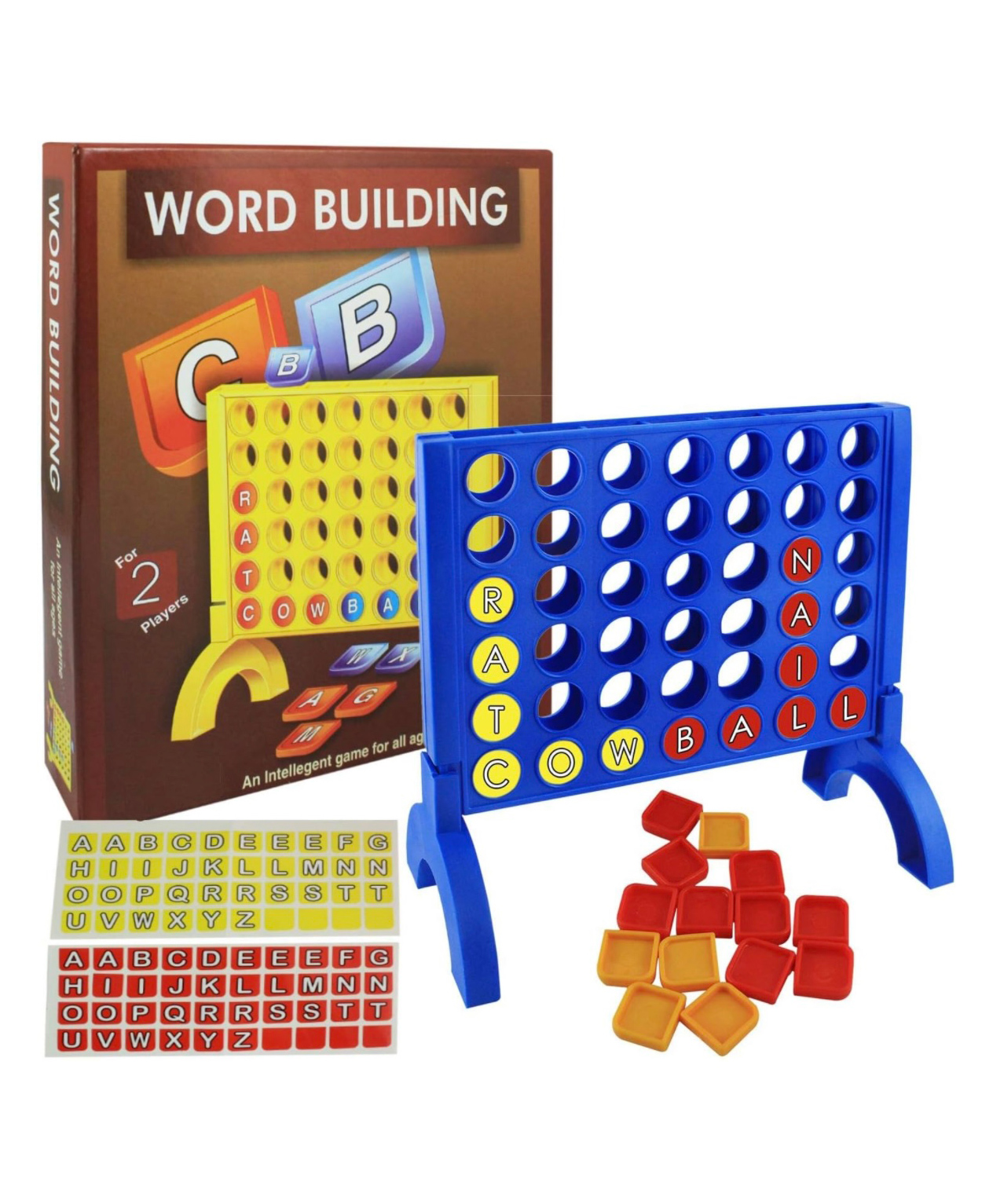 Arcade Toys Word Building Board Game for Kids - Colour May Vary-image-4