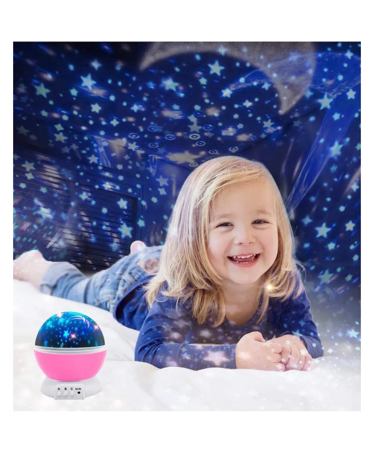 ARCADE TOYS  Star Master Light Projector Lamp with 360° Rotating - Colour may vary-image-29