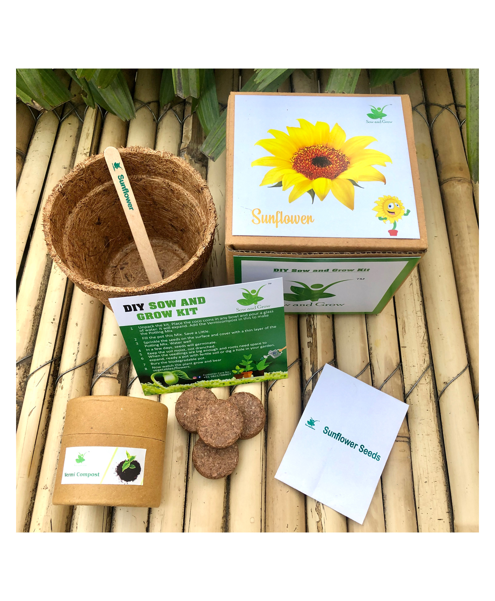 sow & grow Sow and Grow DIY Gardening Kit - Sunflower-picture-16