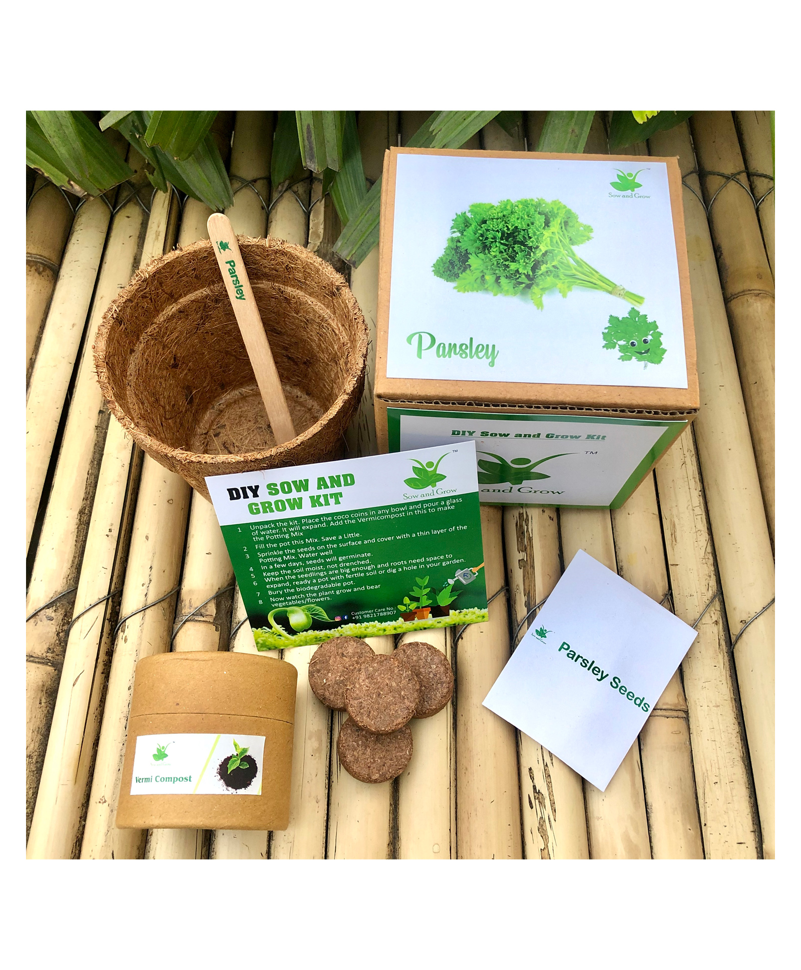 Sow and Grow DIY Gardening Kit - Parsley-image-39