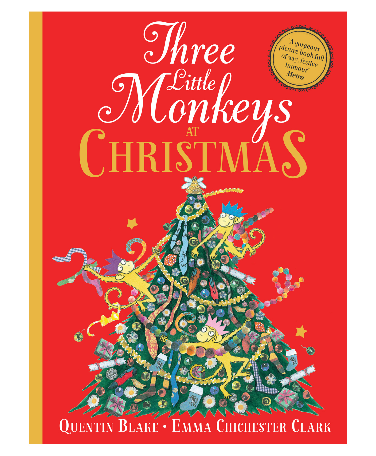 Three Little Monkeys At Christmas By Quentin Blake- English-image-25