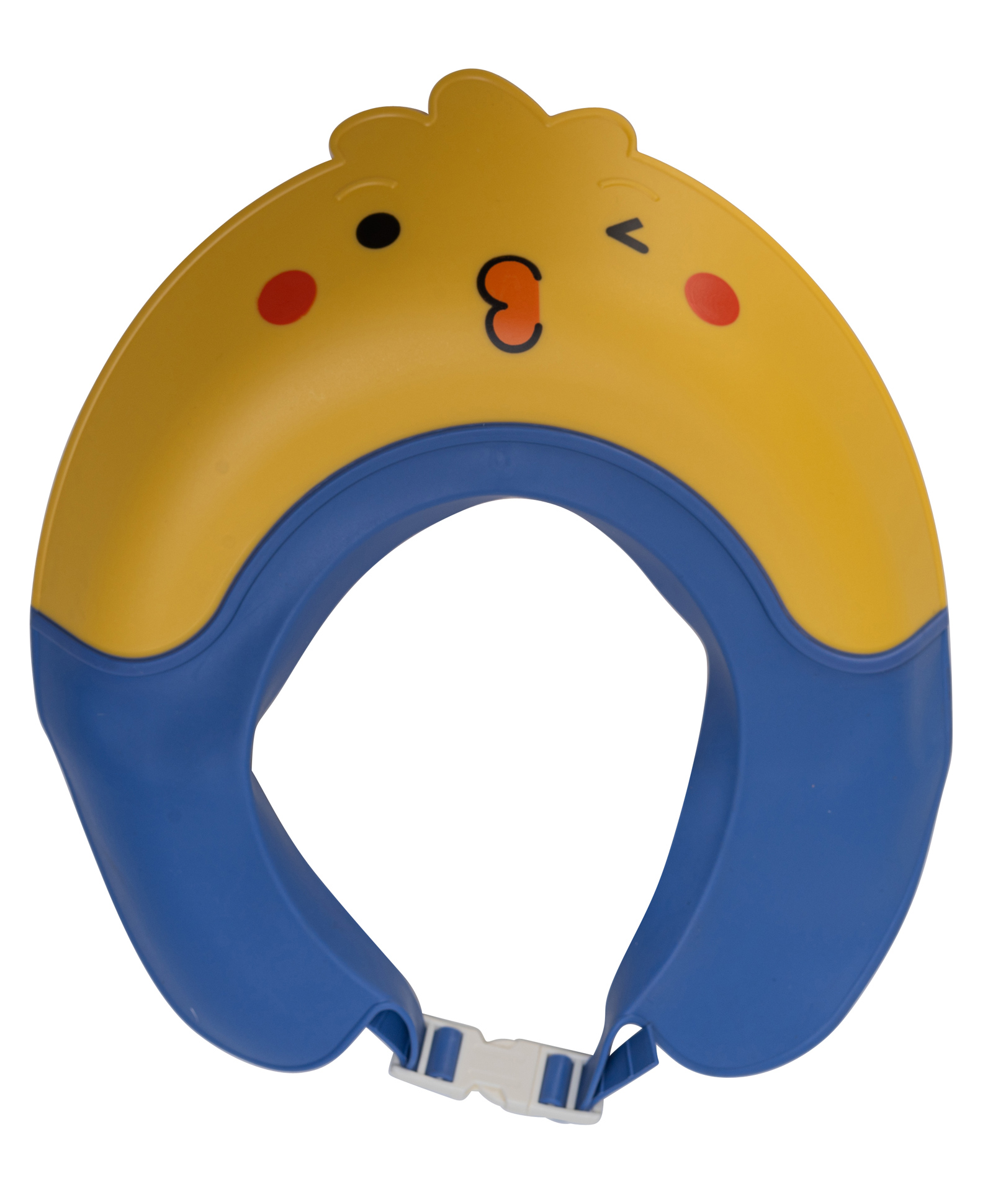 Adore Daffy! Chick Design Baby Shampoo Hat with Adjustable Strap and Buckle - Blue & Yellow-image-32