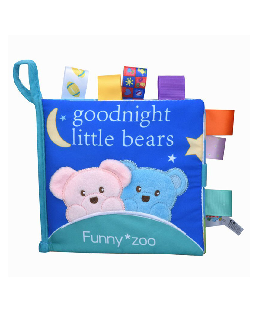 Adore Little Baby Adventure Cloth Toy Books for Babies with Squeaky Sounds & Interactive Characters- Little Bear-image-42