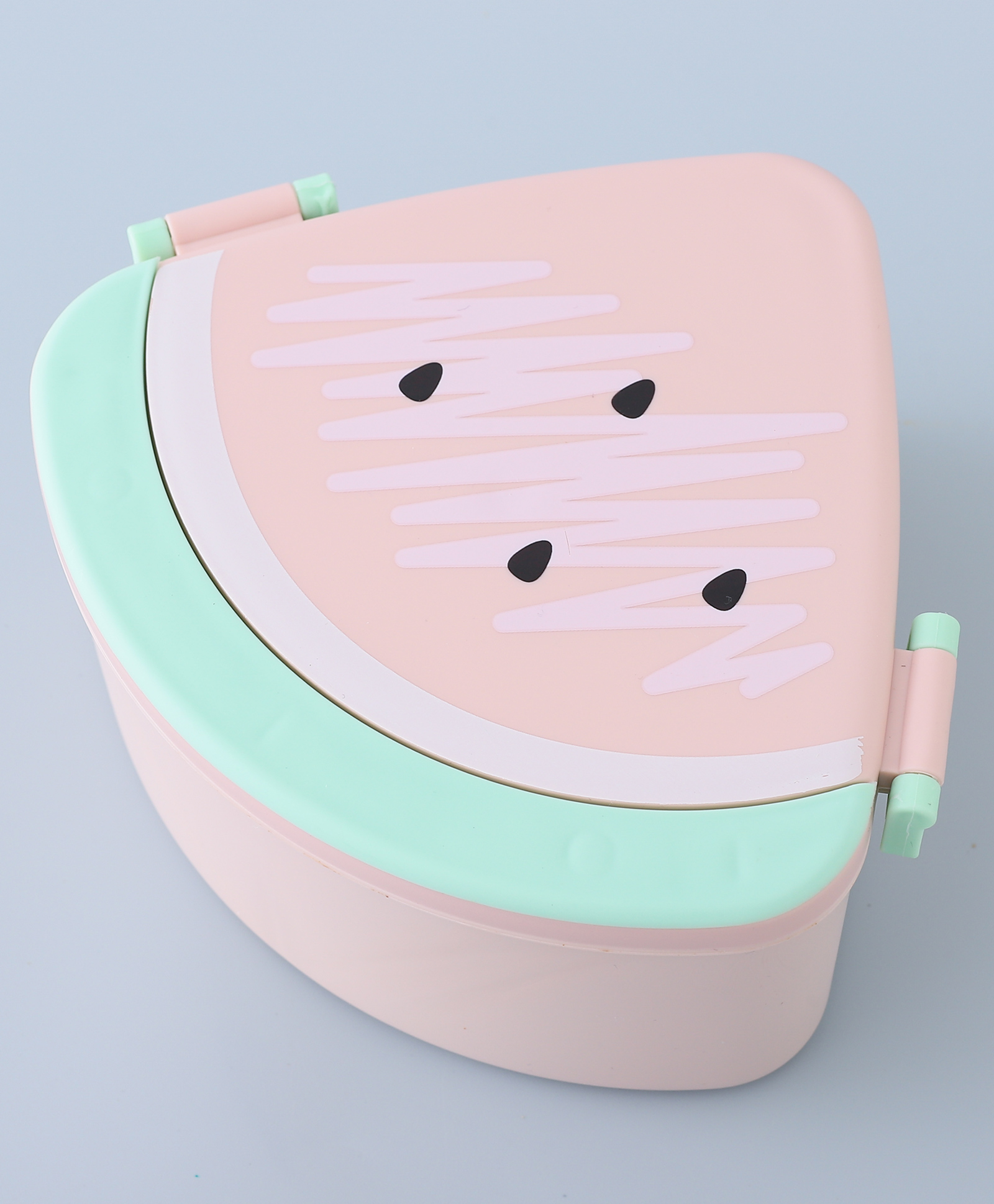 ZOE Melon Shaped Lunch Box with Cutlery - Pink-image-39