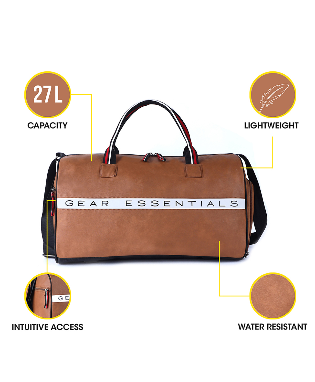 Gear Essential Duffel - Tan Black-image-47