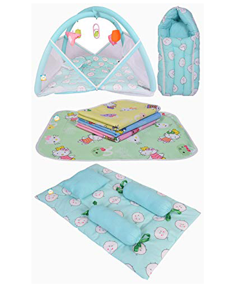 Kwitchy Baby Complete Sleeping Essentials All in One Bedding Combo Set -  Green-image-15