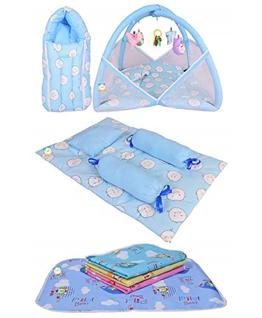 Kwitchy Baby Complete Sleeping Essentials All in One Bedding Combo Set -  Blue-image-5