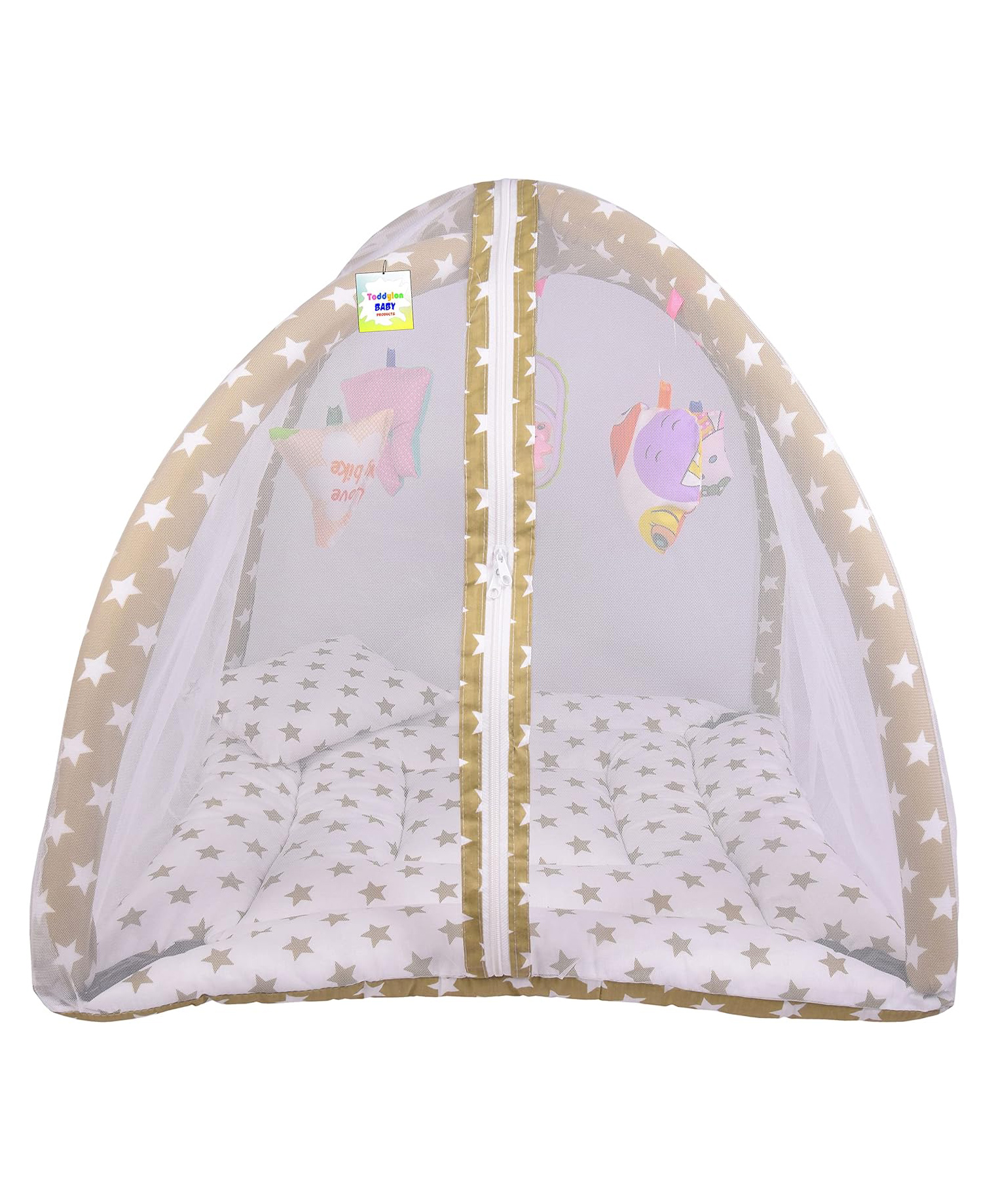 Toddylon Baby Bedding Set New Born Play Gym Bed - Green-picture-43