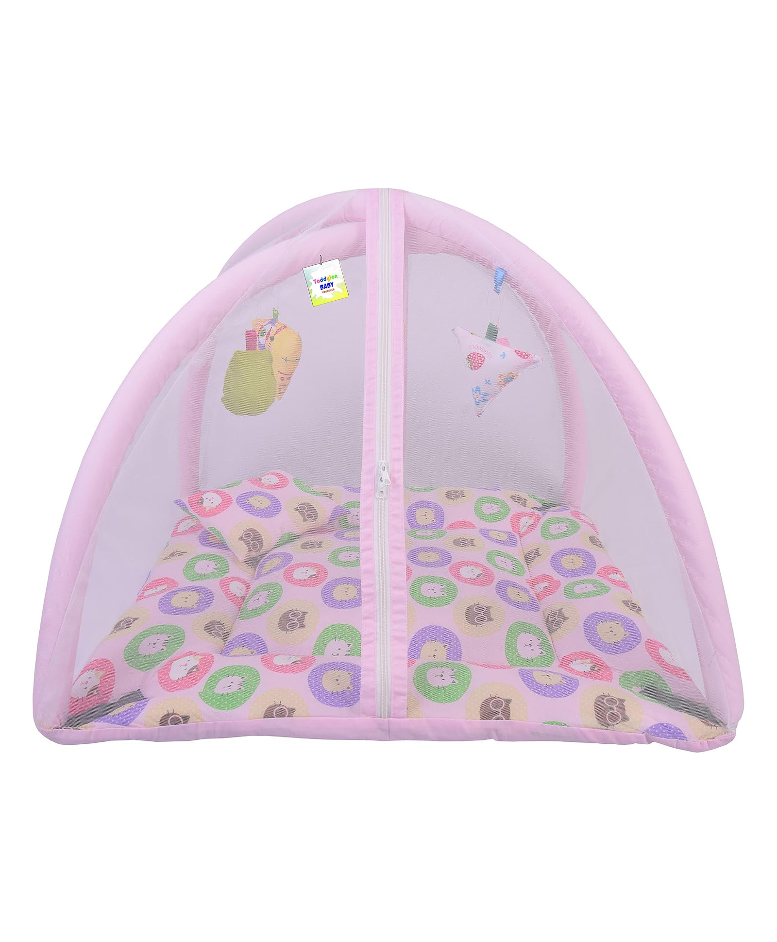 Toddylon Baby Bedding for New Born Play Gym Bed - Pink-picture-39