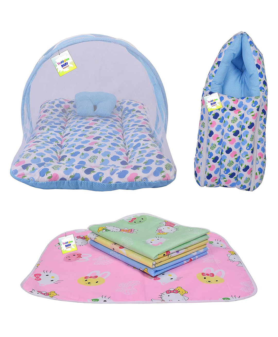 Toddylon Baby Sleeping Products New Born Bedding Set - Blue-picture-17