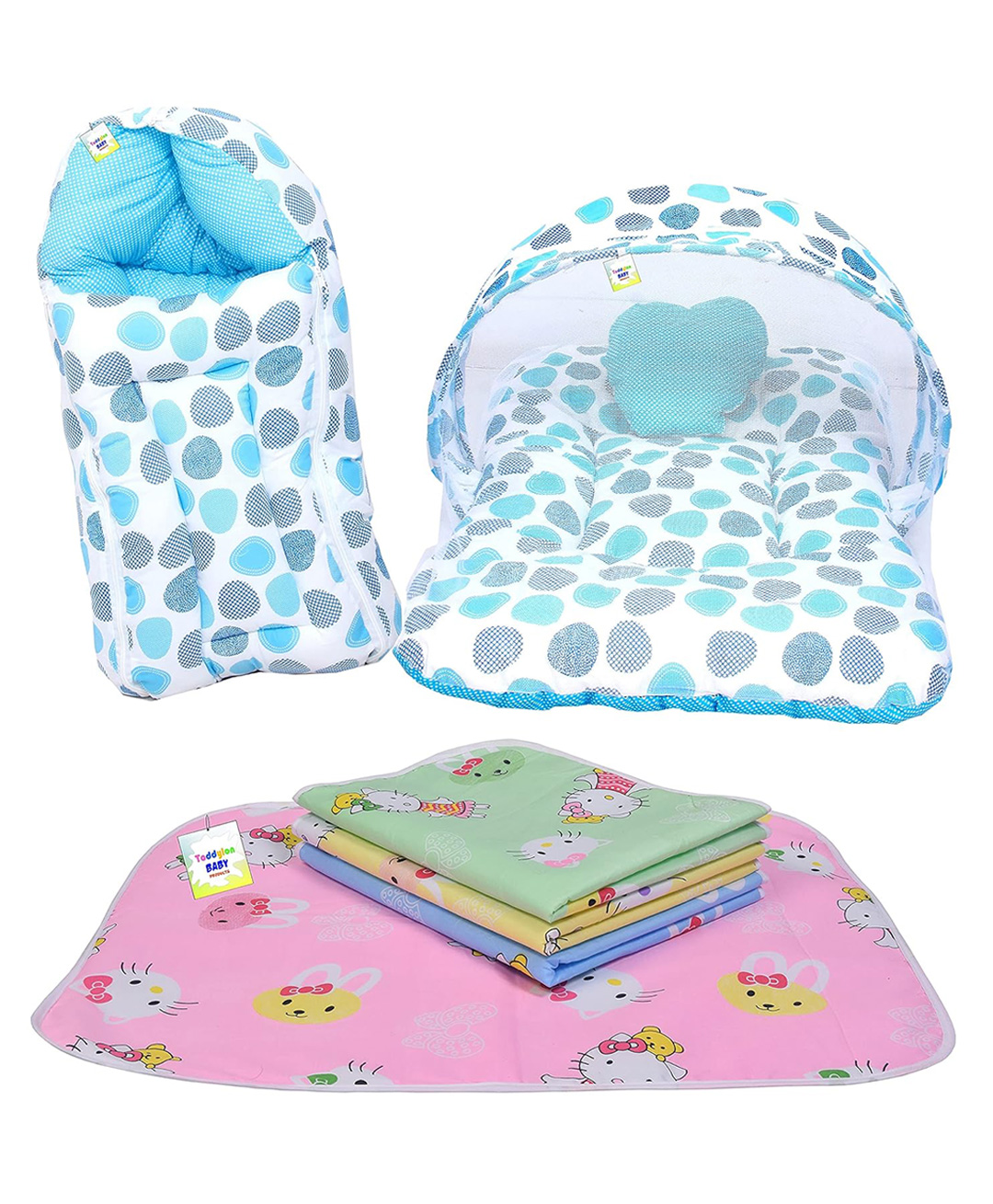 Toddylon New Born Baby Sleeping Products All - Blue-picture-19