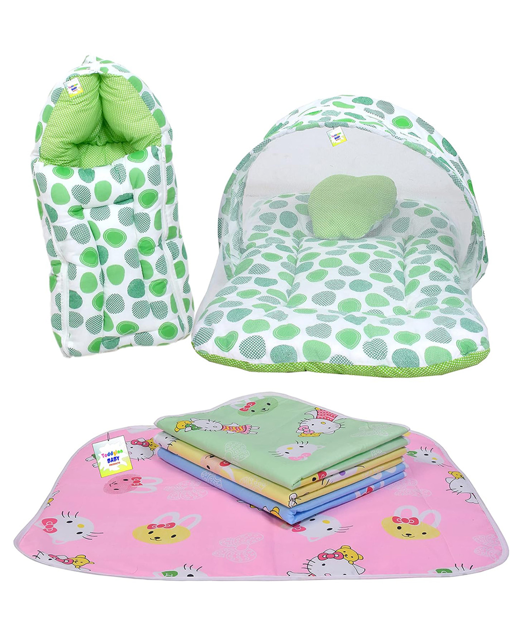 Toddylon New Born Baby Sleeping Products All - Green-picture-14