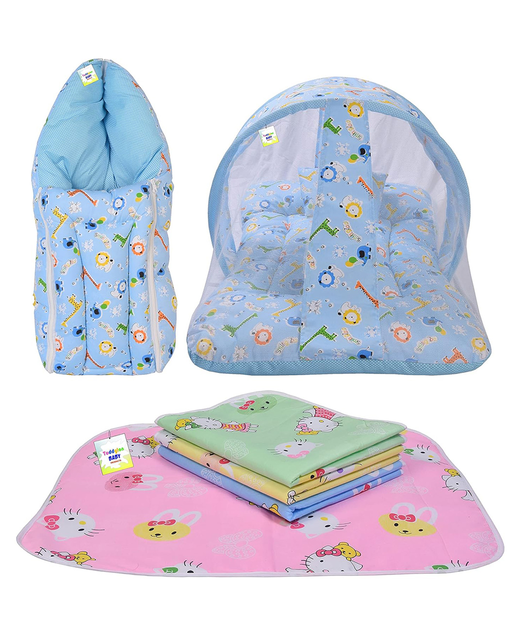 Toddylon Baby Sleeping Products New Born Bedding Set - Blue-picture-13
