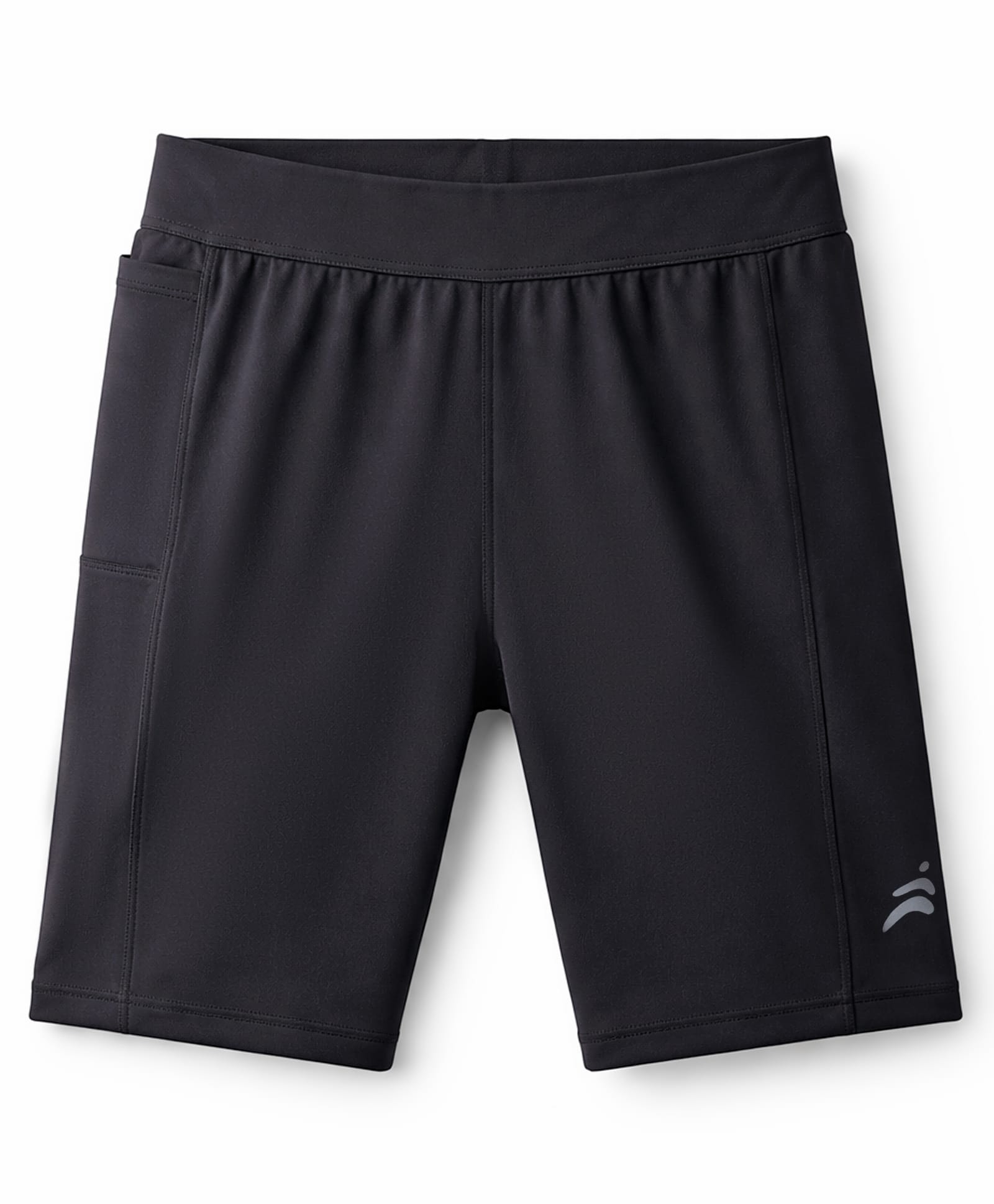 Pine Active Super Stretch & Breathable Knee Length Cycling Shorts - Black