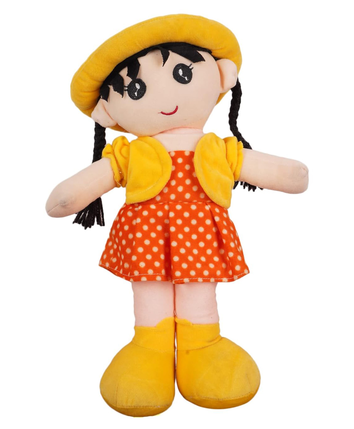 DearJoy Cap Rag Doll - Yellow - 40 cm-image-44