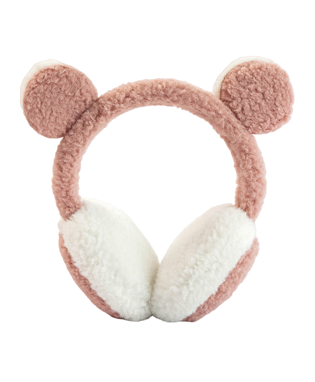 SYGA Children's Cold Protection Soft Earmuffs Skin Powder Lovely Panda Style Earmuffs Free Size-image-2