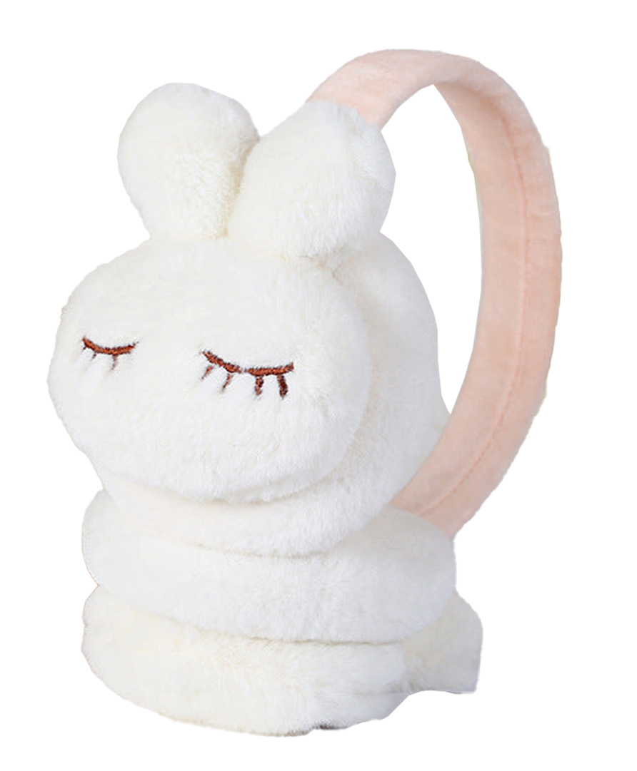 SYGA Children's Cute White Rabbit Style Winter Cold Protection Soft Earmuffs Free Size-image-22