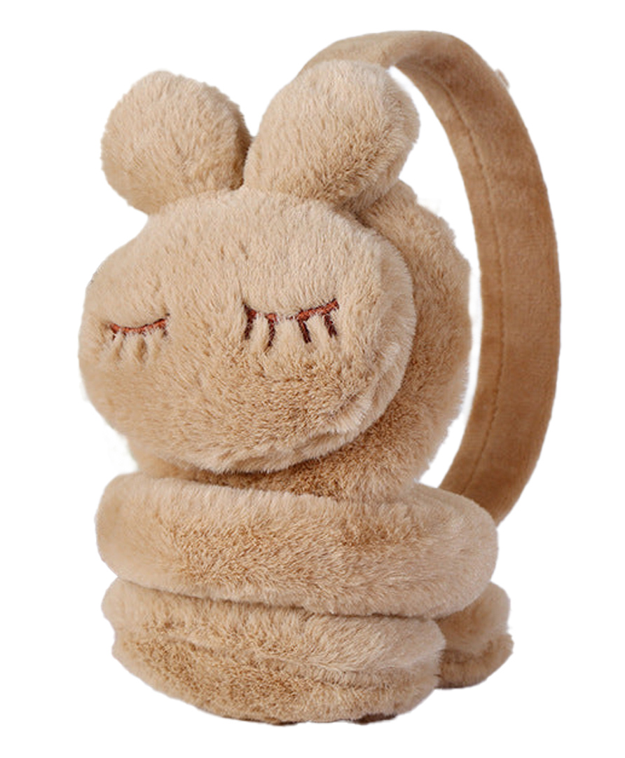 SYGA Children's Cute Camel Rabbit Style Winter Cold Protection Soft Earmuffs Free Size-image-29