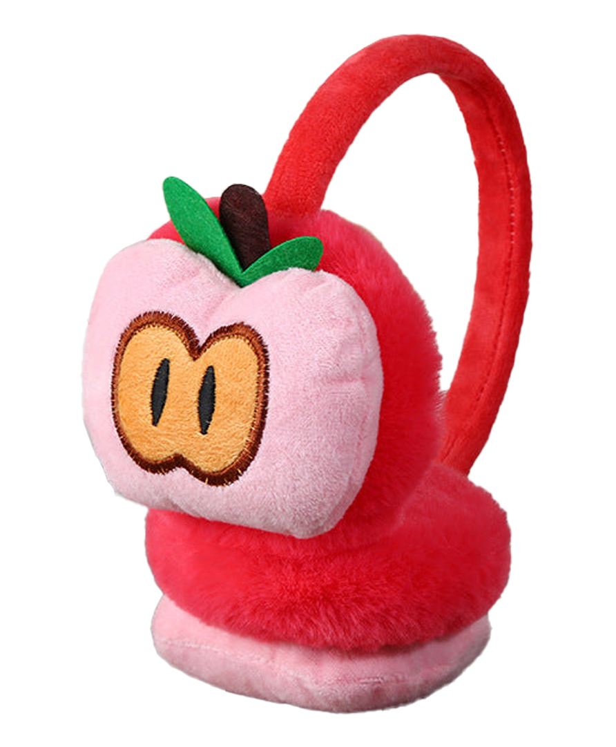 SYGA Winter Fashion Cute Plush Earmuffs Apple Cartoon Design Free Size-image-25