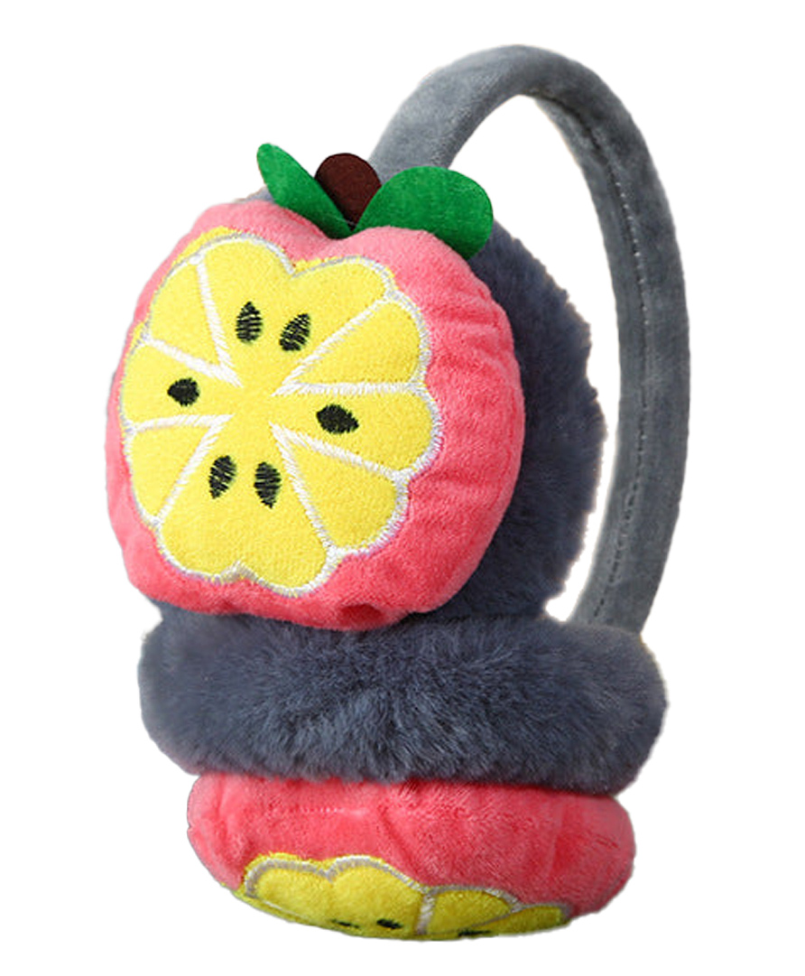 SYGA Winter Fashion Cute Plush Earmuffs Orange Cartoon Design Free Size-picture-14