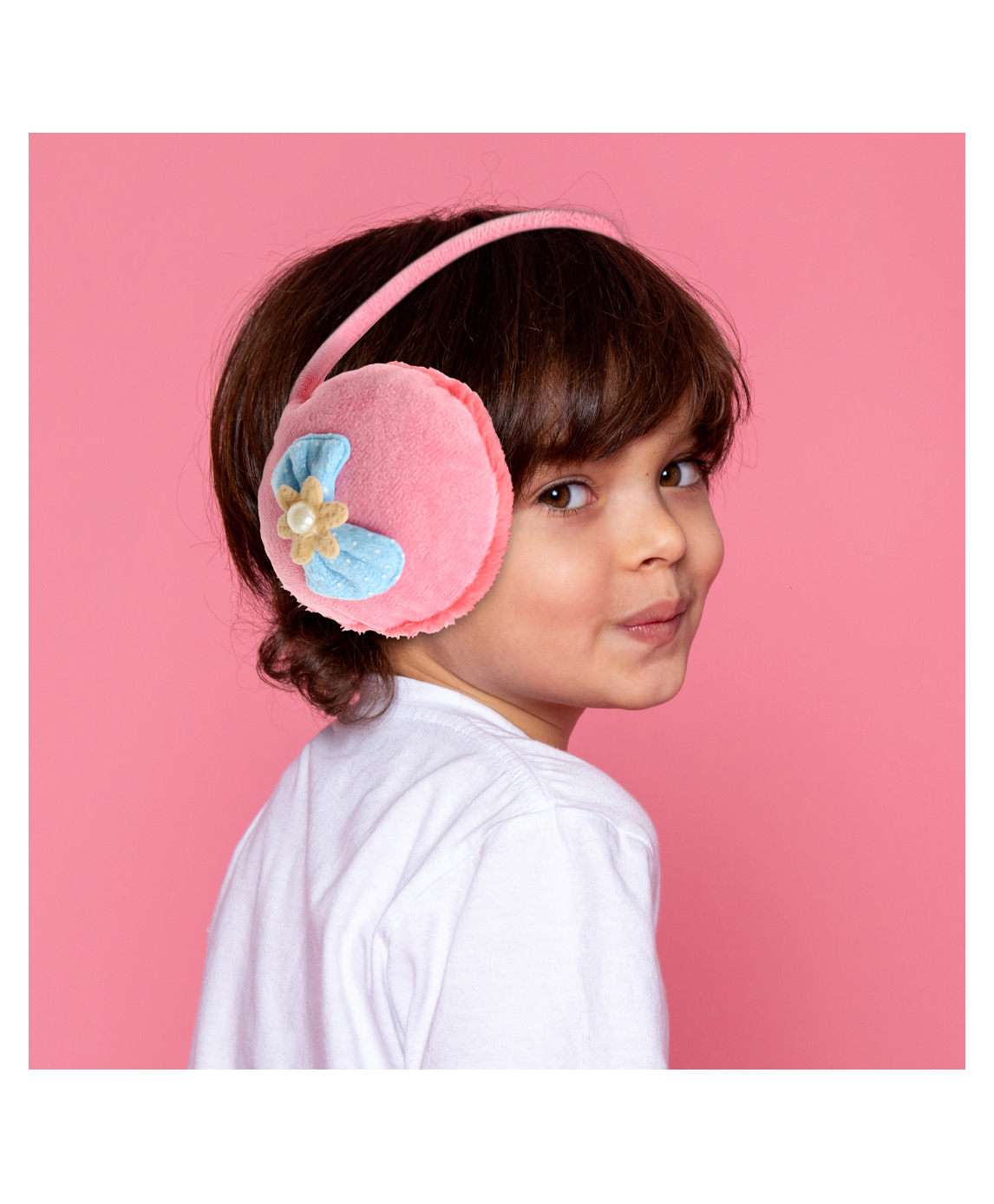 SYGA Children's Fashion Winter Watermelon red Cute Cartoon Design Cold Protection Plush Velvet Earmuffs Free Size-image-25