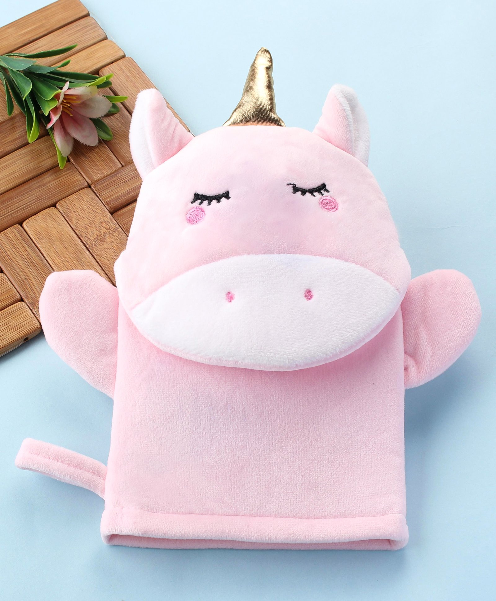 fab n funky Unicorn Shape Bath Glove - Pink-picture-29