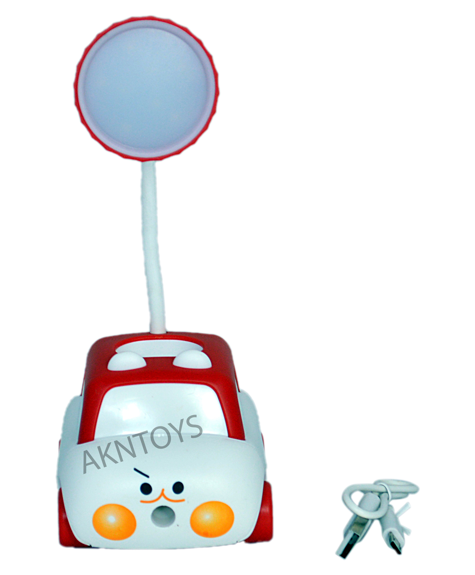 AKN Toys Study Desk Car LED Lamp Cum Pencil Sharpener (Color May Vary)-picture-6