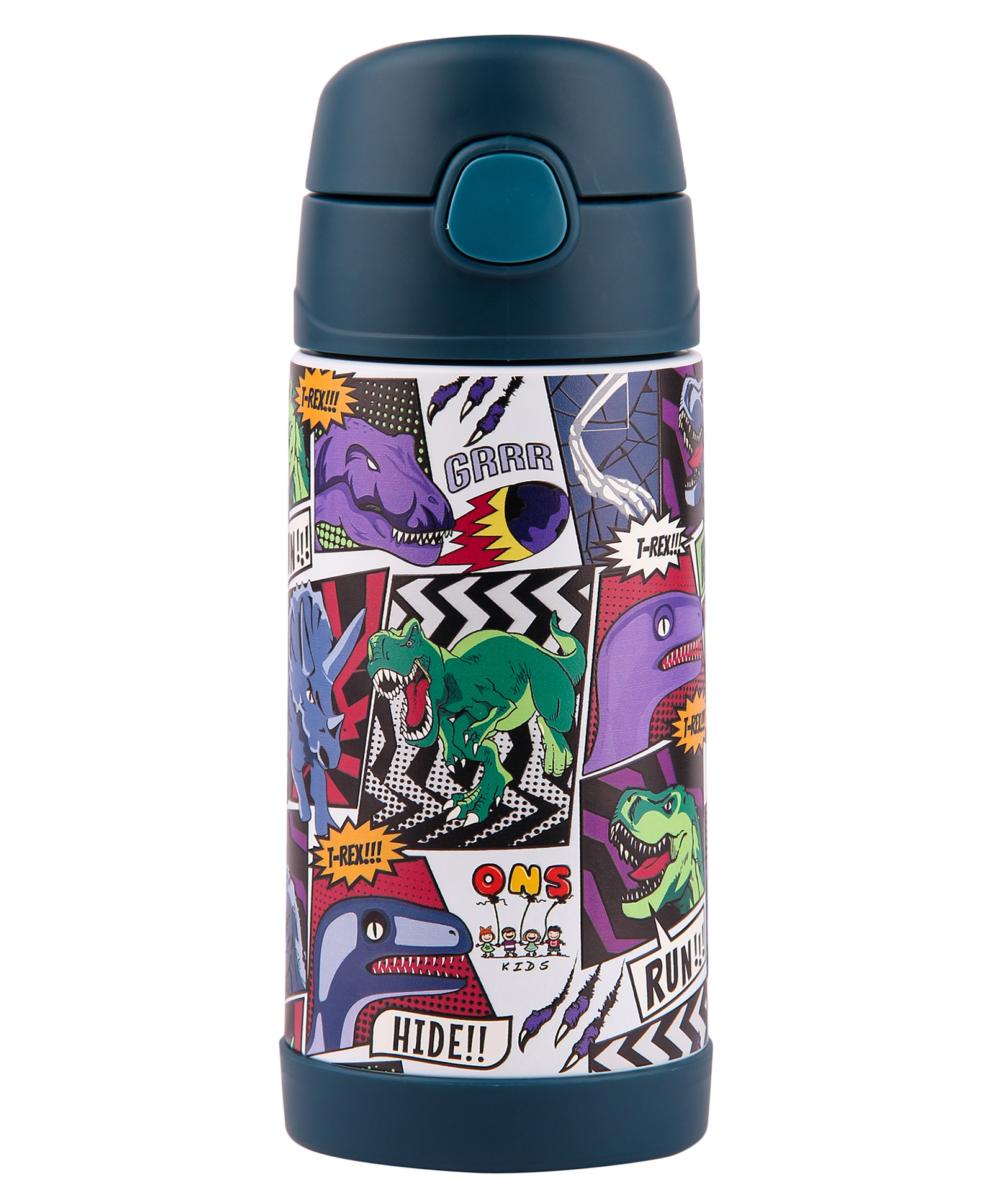 ONS Kids Double Wall Stainless Steel Bottle Donosaur-image-28