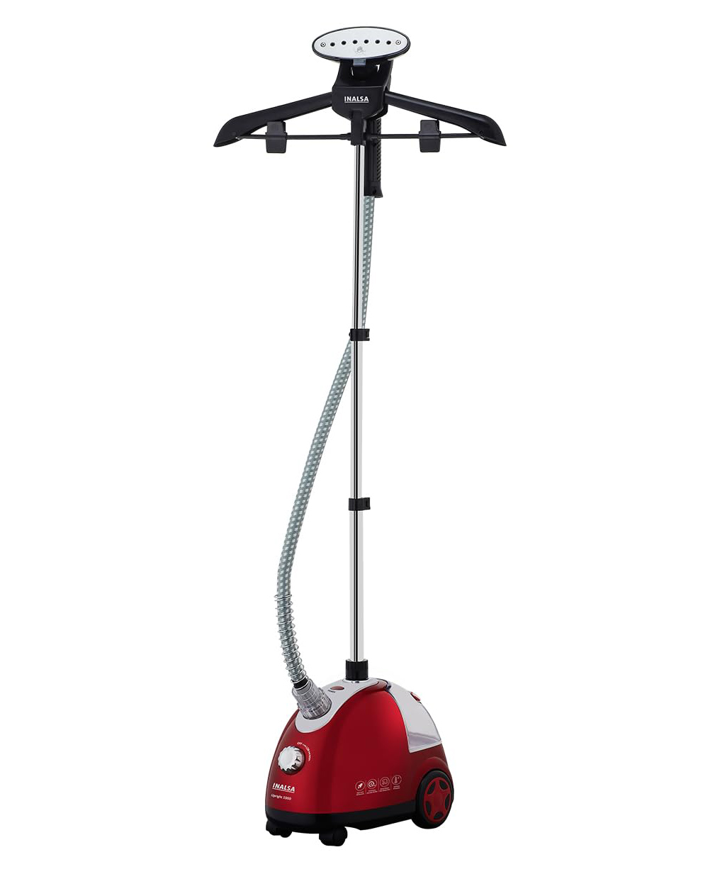 INALSA Upright 1900 Standing Garment Steamer - Red-image-42