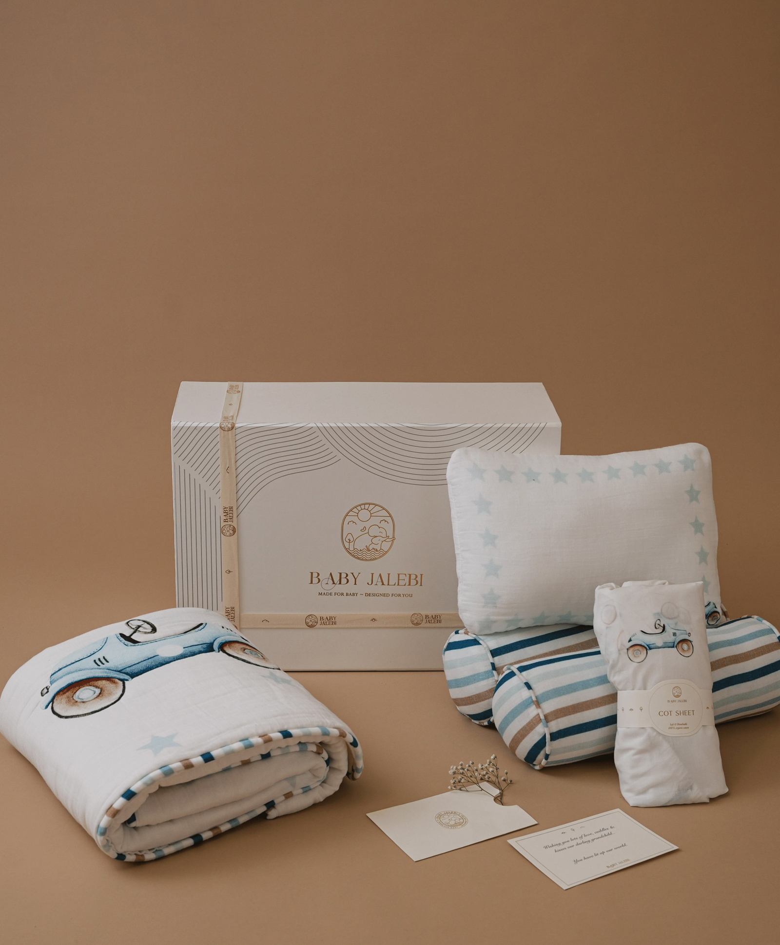 Baby Jalebi Roadster Hand Quilted Baby Pillow Blanket Bolsters Sheets  Cot Newborn Bedding Set-image-28