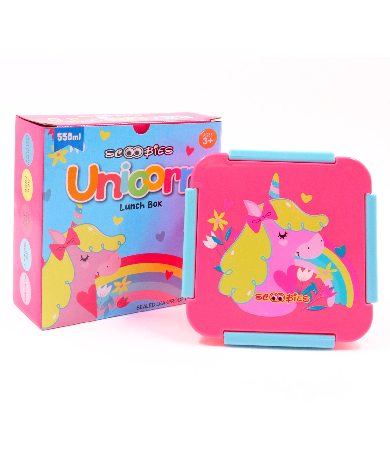 Scoobies Unicorn Lunch Box - 550ML-picture-38