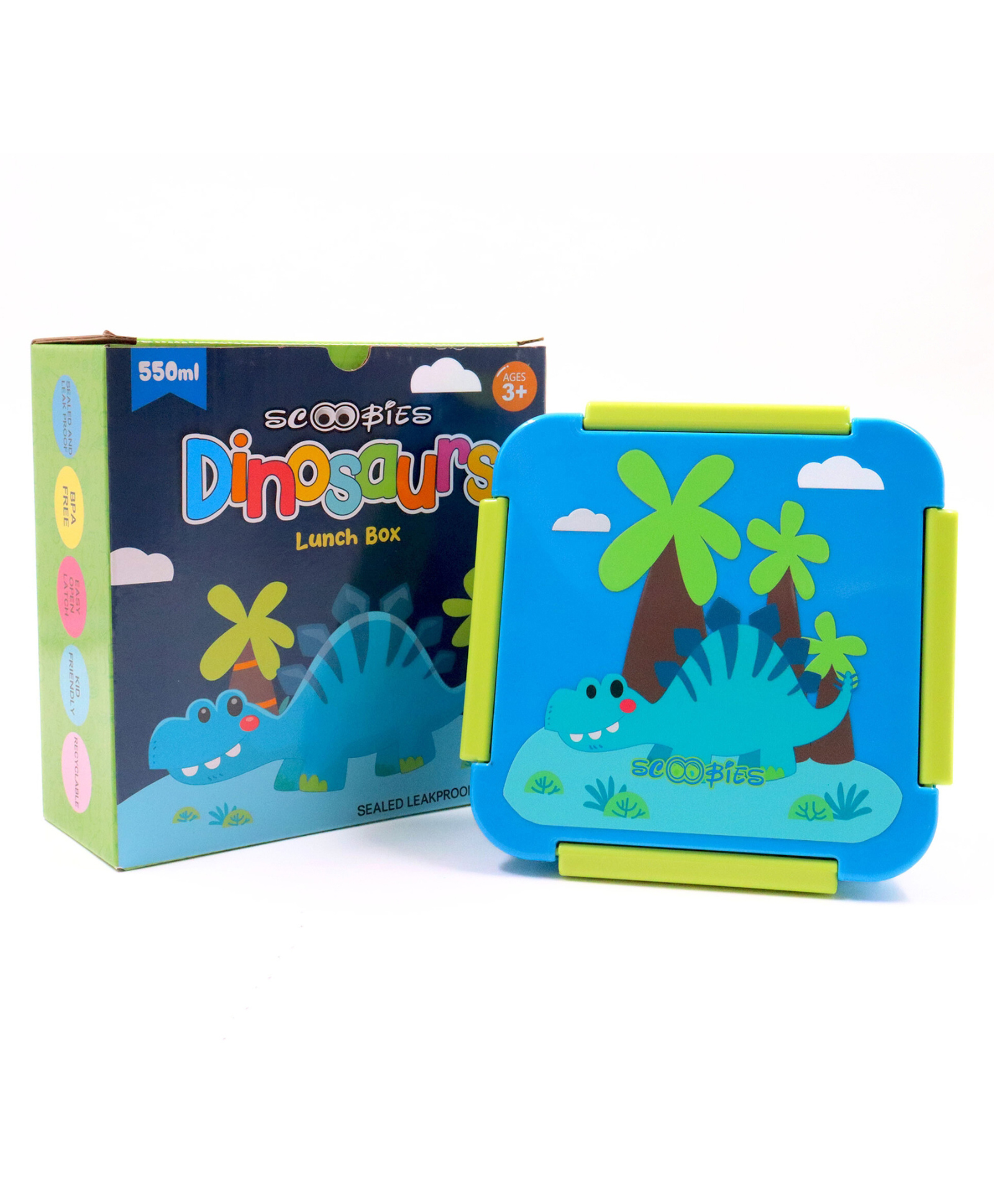 Scoobies Dinosaurs Lunch Box - 550ML-image-13
